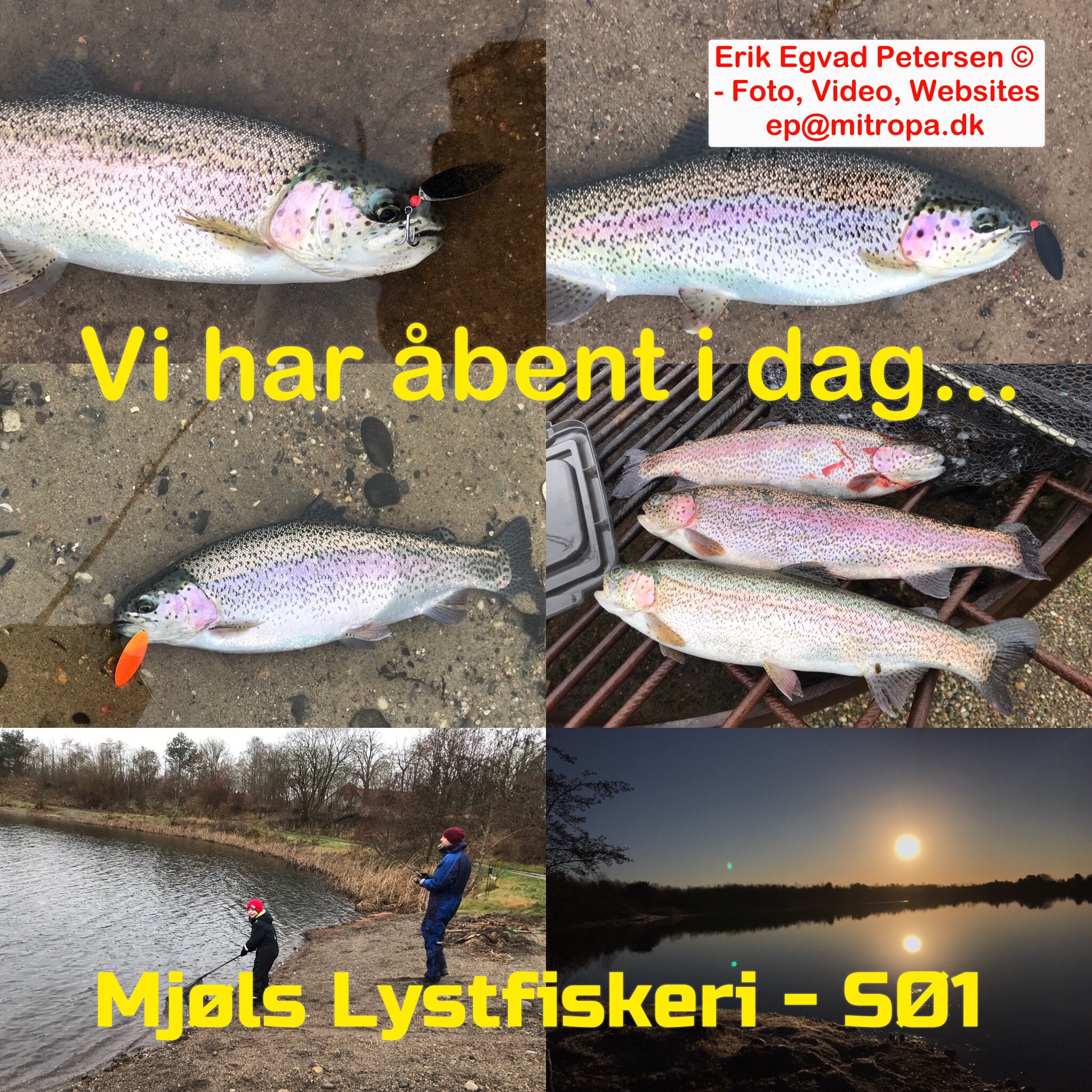 Mjøls Lystfiskeri: Vi har åbent i dag – både SØ1 og SØ2 Mjøls Lystfiskeri: Vi har åbent i dag – både SØ1 og SØ2