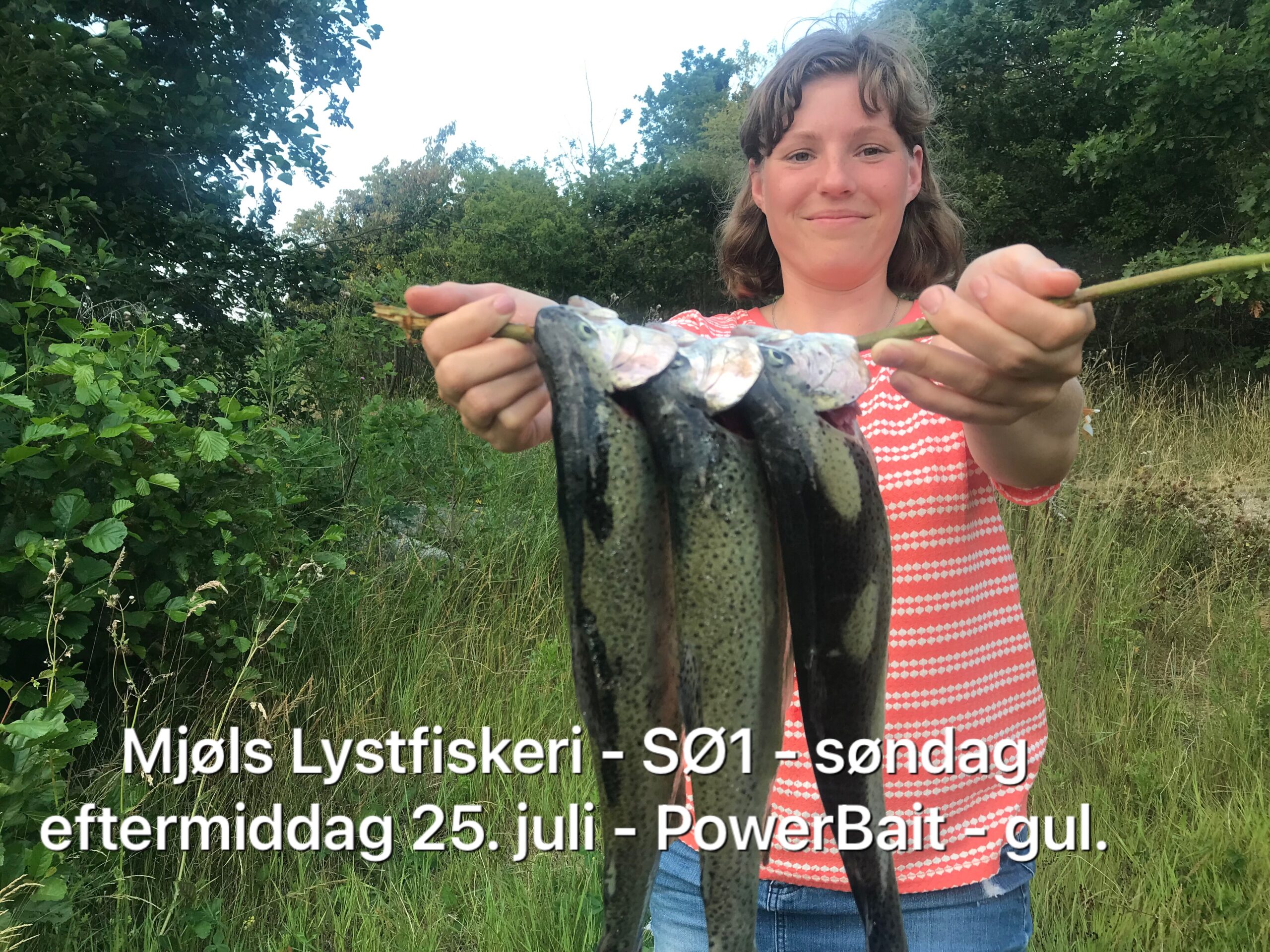 Sara Eggert fangede selv aftensmaden Sara Eggert fangede selv aftensmaden