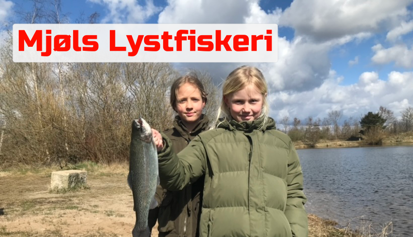 Mjøls Lystfiskeri – SØ1 – Pigerne fanger ørreder på orm og gummidyr