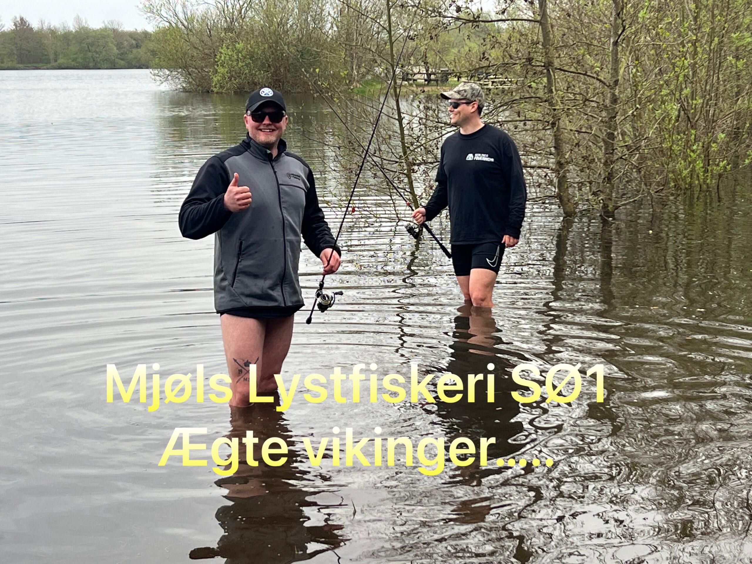 Ægte vikinger i Mjøls Lystfiskeri i dag